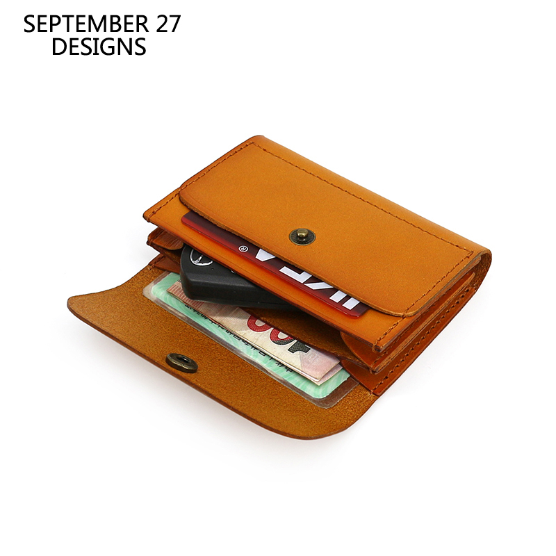 Mini riñonera de cuero genuino - Leather Wallet Men reseña y precio