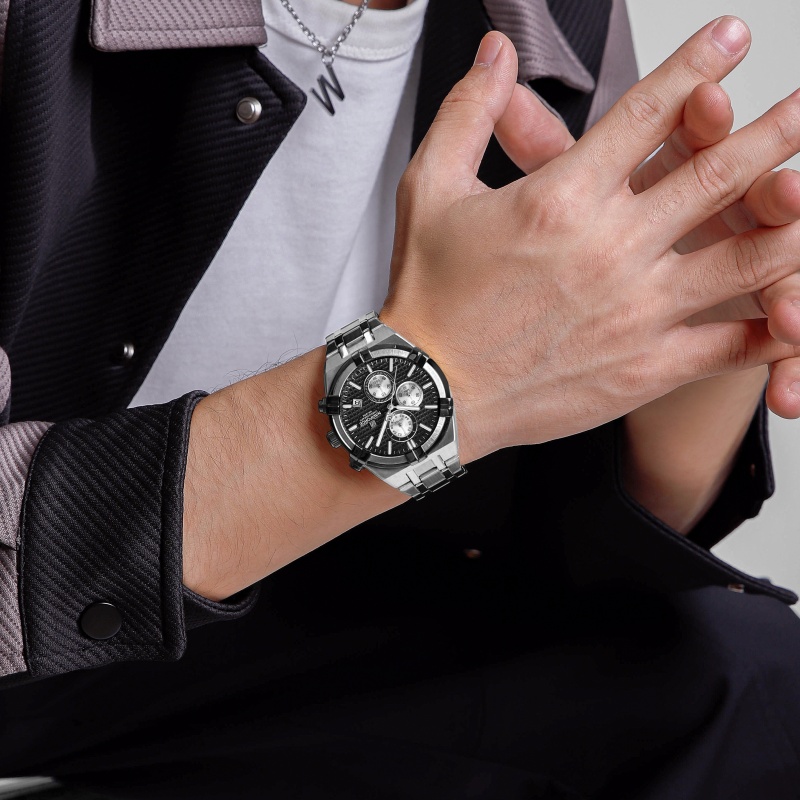 Reloj de cuarzo cronógrafo par - Luxury Watch Men reseña y precio