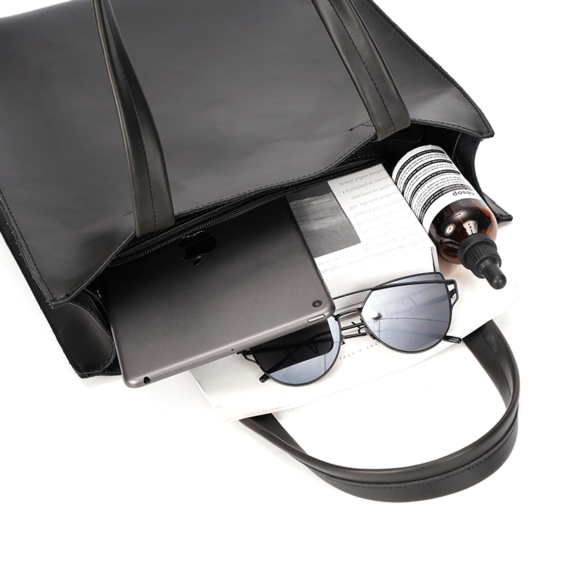 Bolso de Mano Minimalista de C - Leather Briefcase reseña y precio